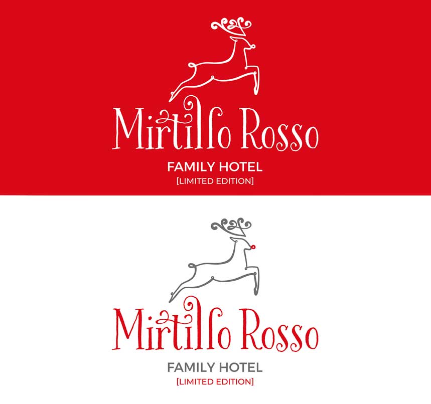Logo Mirtillo Rosso Family Hotel