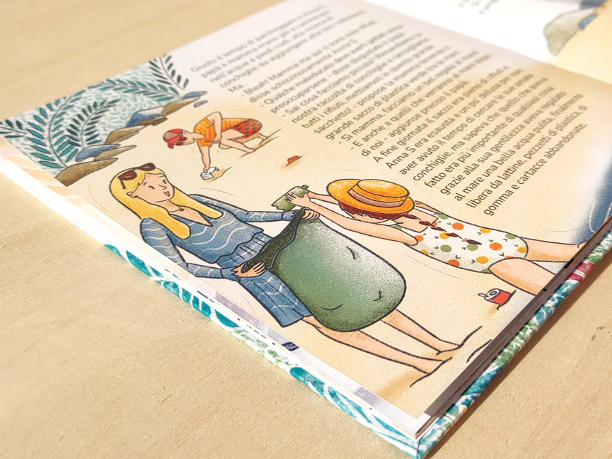Illustrazioni Libro per bambini - mare